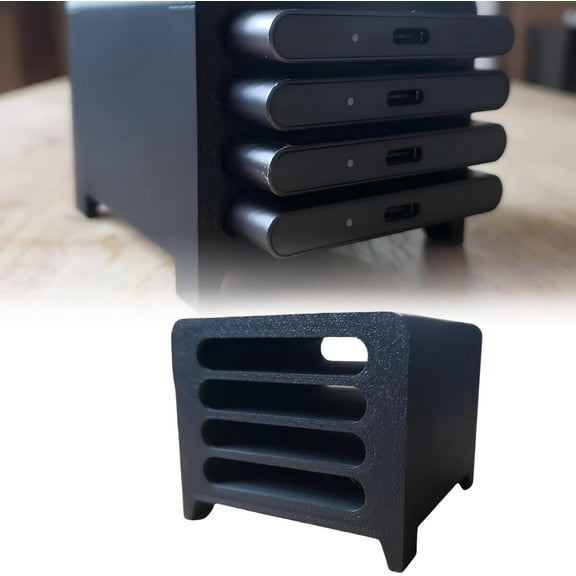 4-Bay Drive Dock for Samsung T7 | Organize Your Drives | Storage Solution for T7 Drives