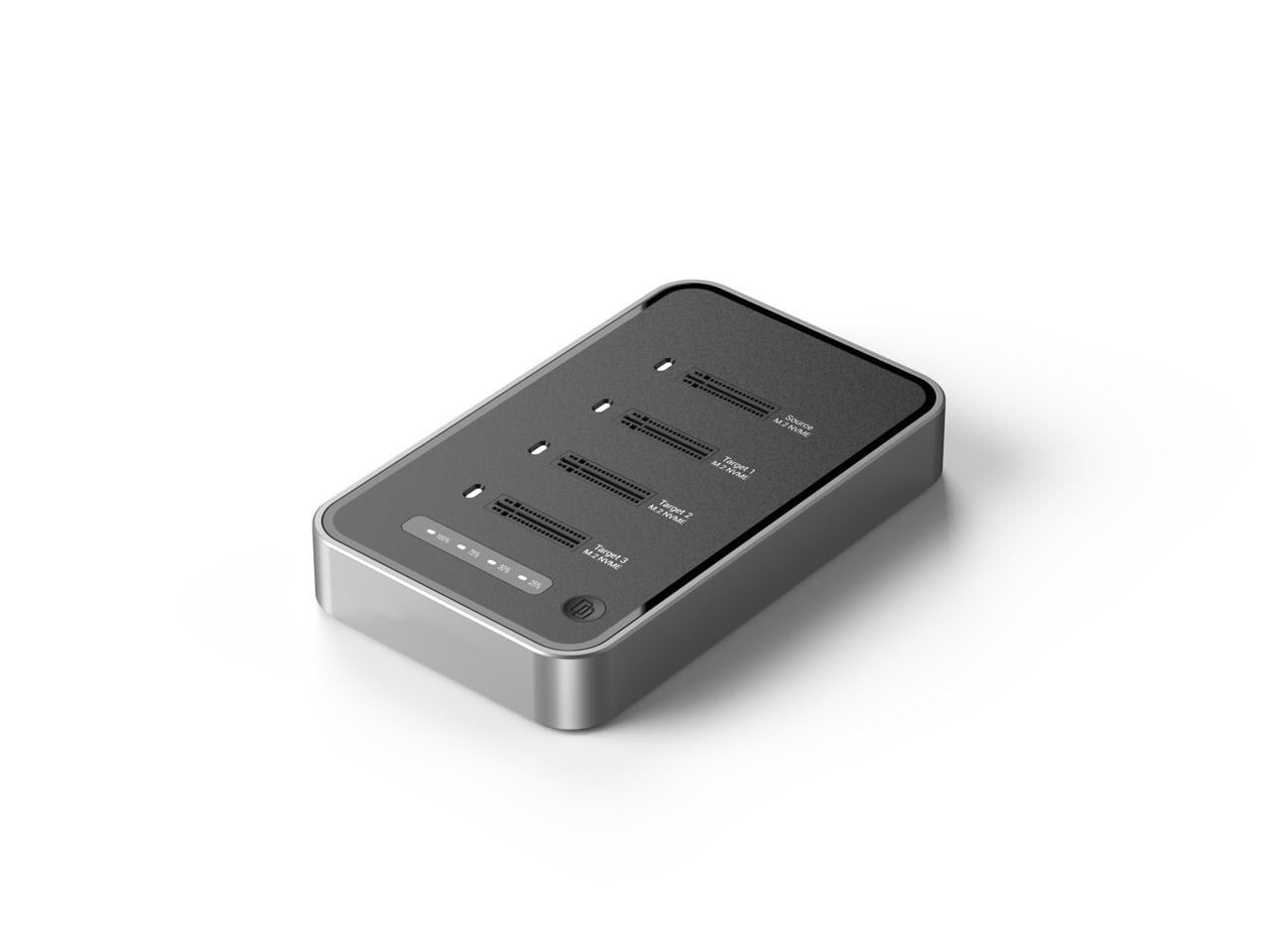 4 Bays USB4.0 (USB-C) 40G Portable NVMe (M Key, B+M Key) / NVMe / PCIe SSD (22110, 2280, 2260, 2242, 2230) Ultra Fast External SSD Docking Station Duplicator Cloner (Docking Only)