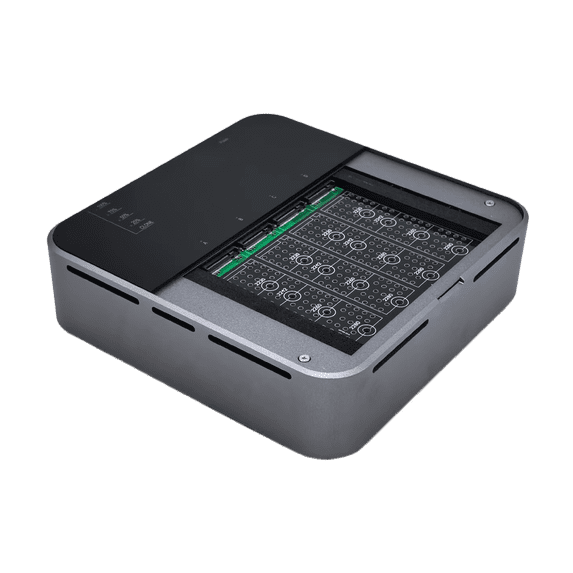 4 Bays USB4.0 (USB-C) 40G Portable NVMe (M Key, B+M Key) / PCIe SSD (2280, 2260, 2242, 2230) Ultra Fast External SSD Docking Station Duplicator Cloner (Docking Only)