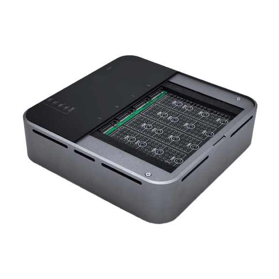 4 Bays USB4.0 (USB-C) 40G Portable NVMe (M Key, B+M Key) / PCIe SSD (2280, 2260, 2242, 2230) Ultra Fast External SSD Docking Station Duplicator Cloner (Docking Only)