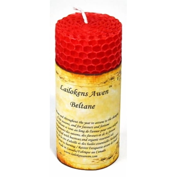 4" Beltane Sabbat Lailokens Awen candle | Trending Now