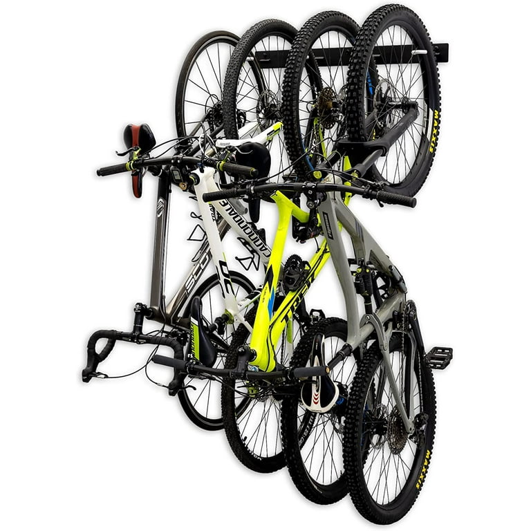 4 Bike Rack for Garage Solid Steel Extra Heavy Duty BLAT Bike Rack Garage Wall Mounted Bicycle Storage Walmart
