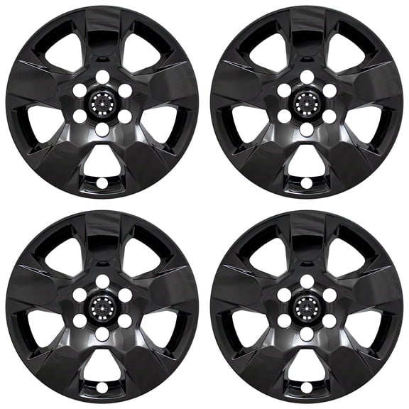 4 Black 18" Wheel Skins Hub Caps Rim Covers For Dodge Ram 1500 Truck 2019-2025
