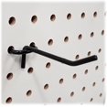 4" Black Metal Pegboard Hooks 40 Pack
