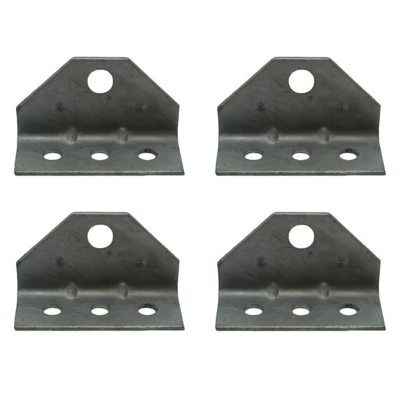 Set/4 Galvanized Swivel Top Boat Trailer Top Angle Brackets for Bunk Boards
