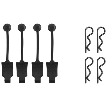 10x Metal Retainer Clips For Fiat Dashboard, Front Console & Trim - Black