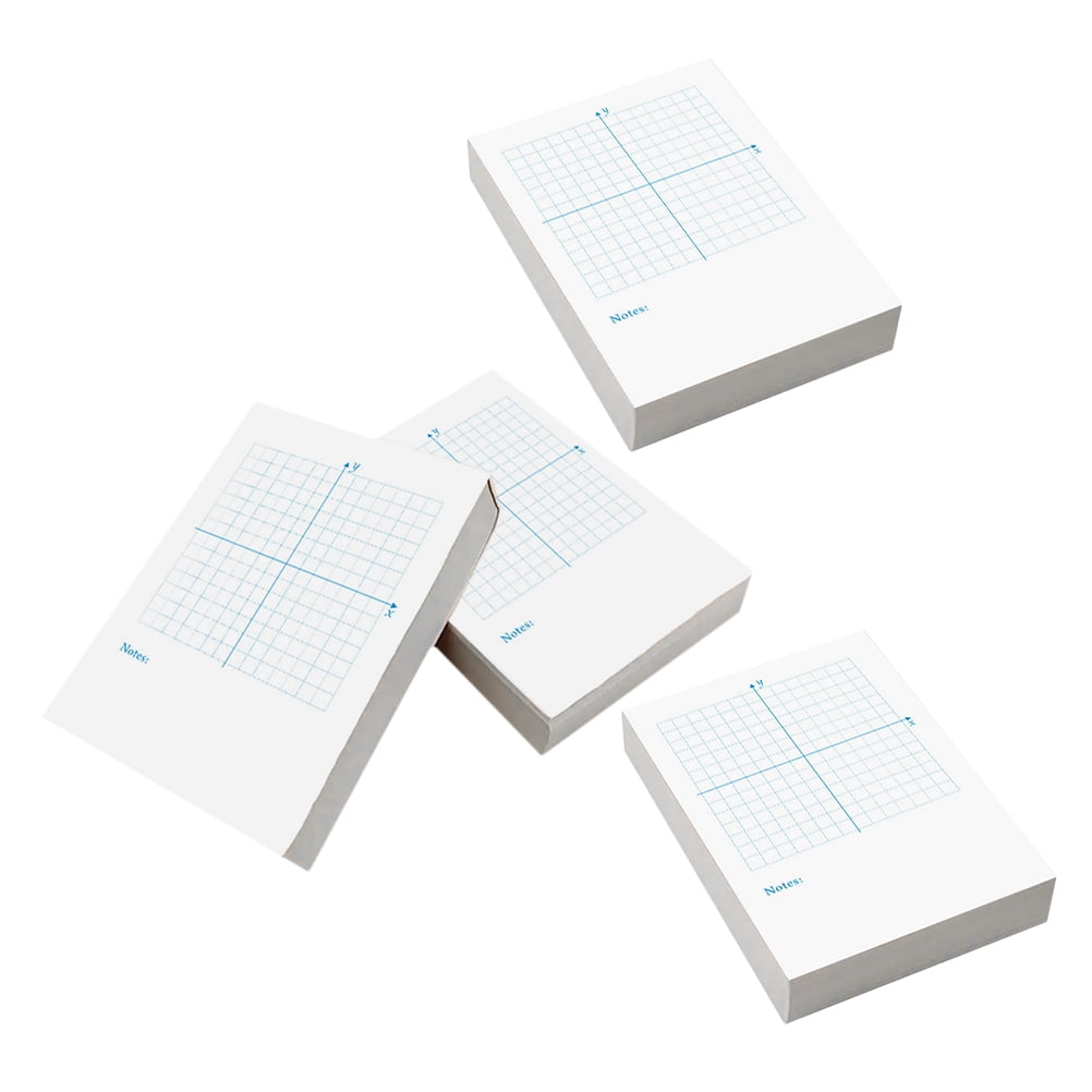 4 Books Math Notepads Grid Paper For Precise Graphing Math Drawing Papers Math Practice Sheets