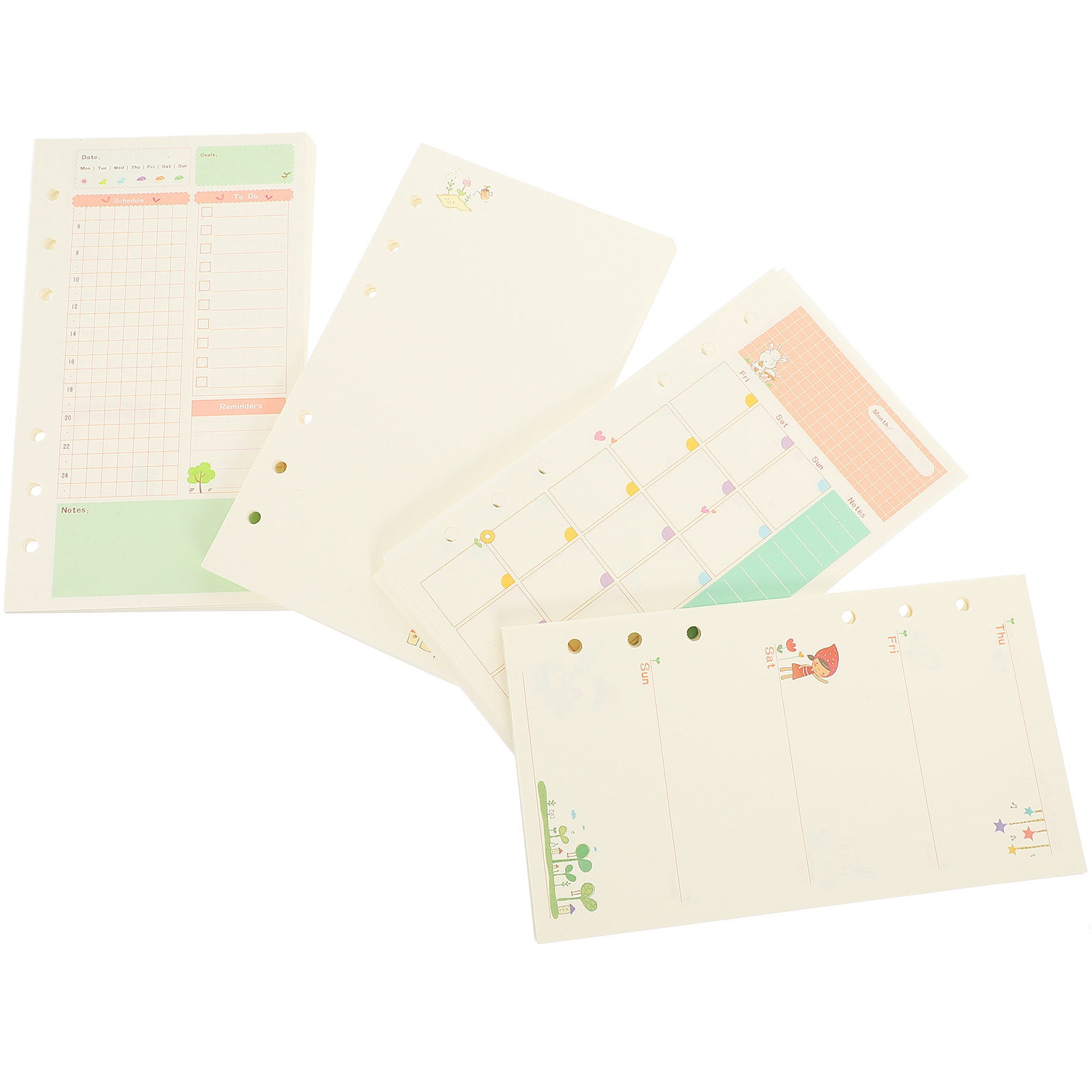 4 Books Replace Notebook Notebooks Blank Journals Bulk Daily Use