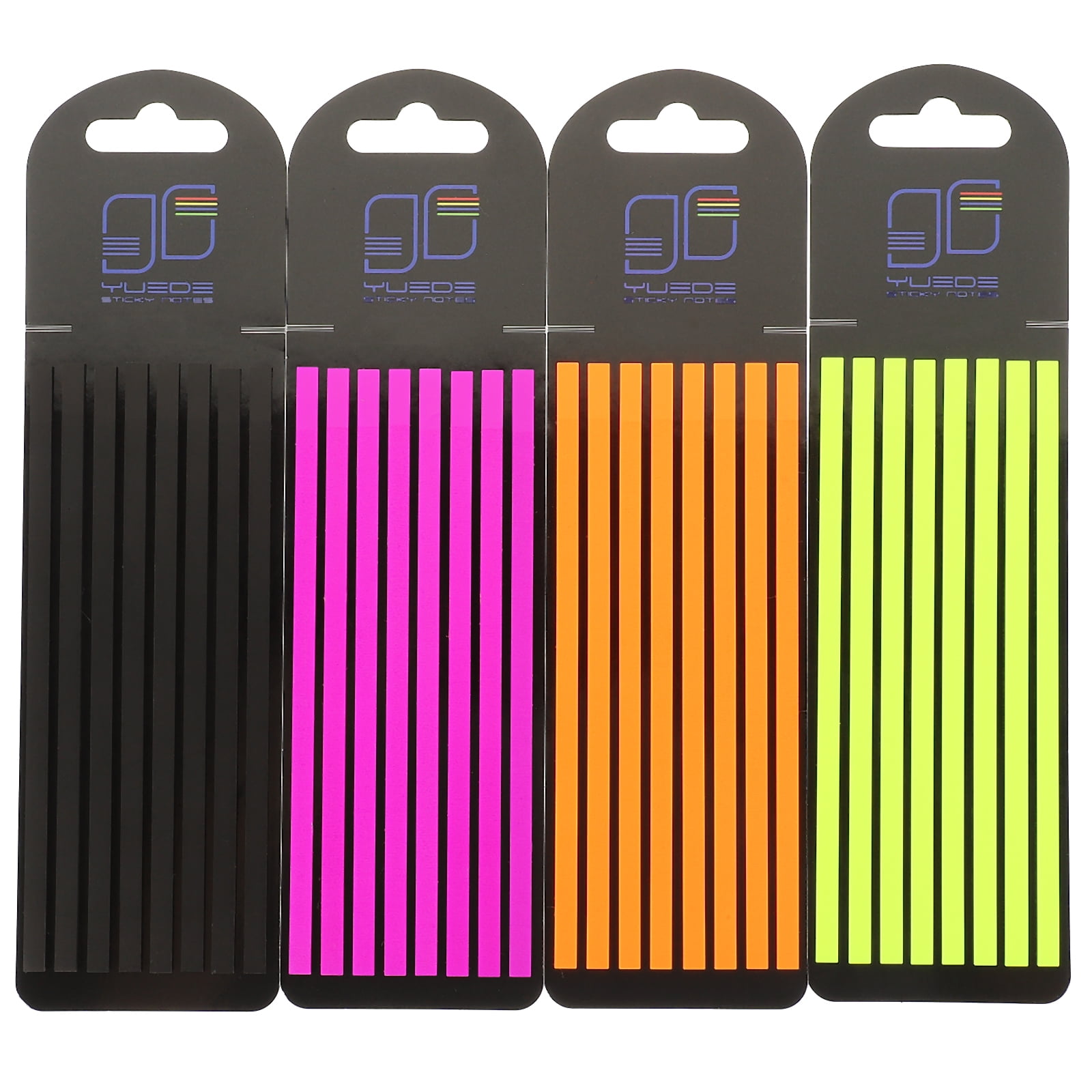 4 Books Transparent Highlight Strips Highlighter Tape Notebook Tabs