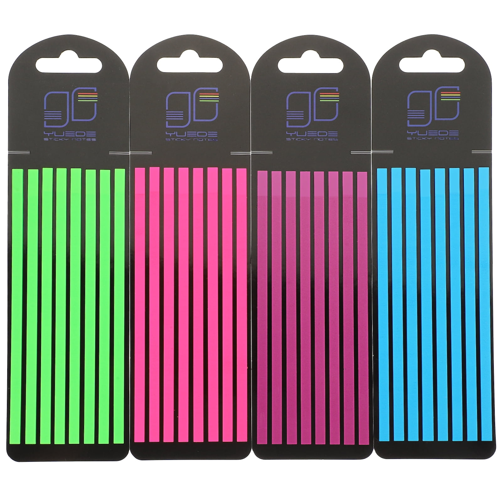 Toyandona Transparent Highlighting Note Pad Rectangular Strip 4 Books ...