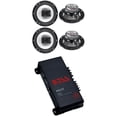 thumbnail image 1 of 4) Boss R63 6.5" 300W 3 Way Coaxial Speakers +R1002 200W 2 Channel Amplifier Amp, 1 of 6