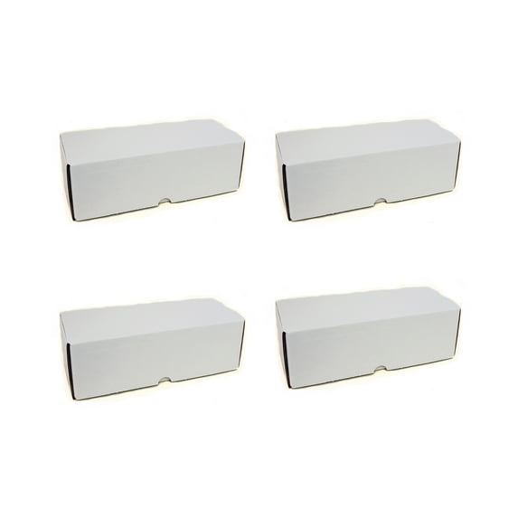 4 Boxes - BCW 500 Count - Corrugated Cardboard Storage Box - Baseball, Other Sport Cards, Gaming & Trading Card Collecting Supplies