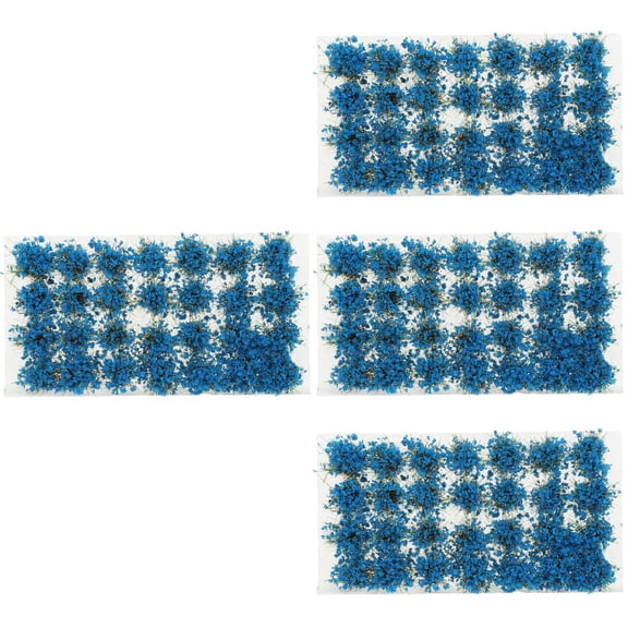 4 Boxes Flower Cluster Model Fake Scene Layout Prop Decor Flowers Artificial Home Vegetation Ornament