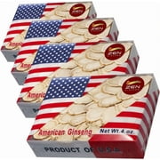 4 Boxes of Hand Selected American Ginseng Slices 4oz/Box