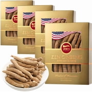 4 Boxes of Small Long American Ginseng Root 4oz/Box