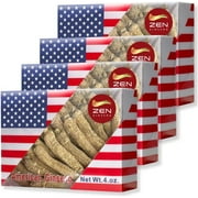 4 Boxes of Small Tail American Ginseng Root 4oz/Box