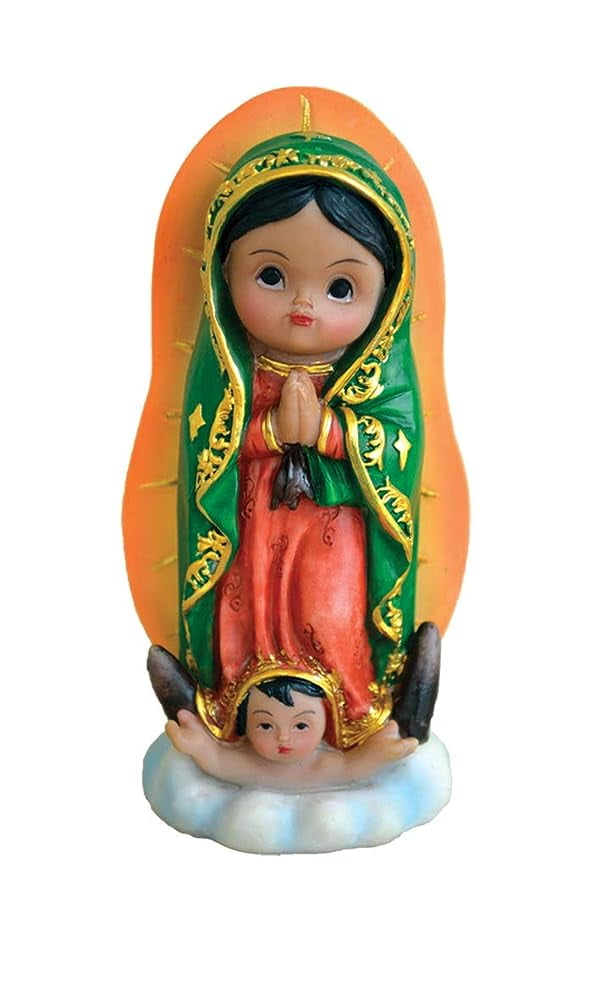 4" Boys Girls Catholic Statues Resin Figures Gift (Our Lady of