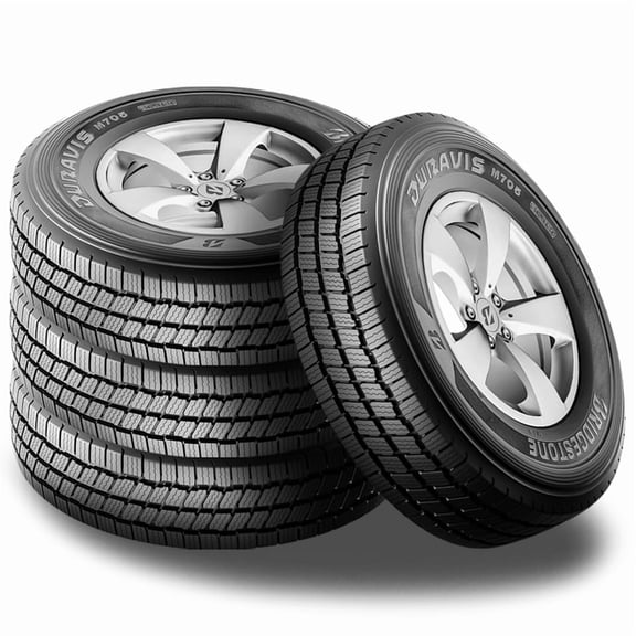 4 Bridgestone Duravis M705 235/65R16 121/119R Mini Van/SUV/CUV/Fleet Tire 10 PLY BR013603 / 235/65/16 / 2356516