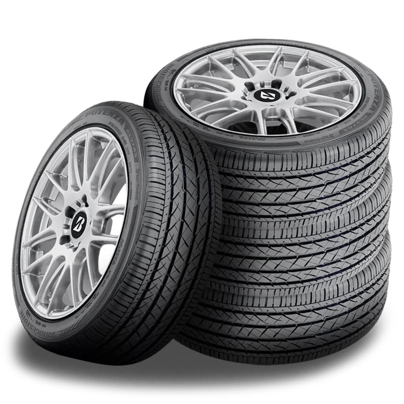 4 Bridgestone POTENZA RE97AS RFT 245/45R17 95V Run Flat All Season 55K Mileage BR013924 / 245/45/17 / 2454517
