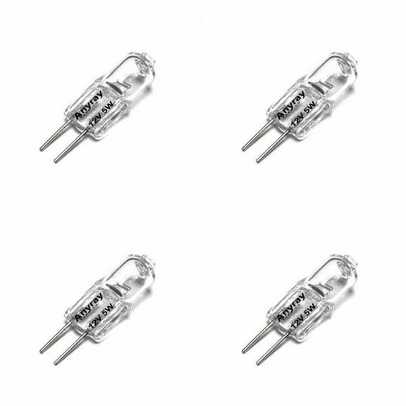 4-Bulbs Anyray Compatible Replacement WHIRLPOOL OVEN BULB 12V 5 WATT FOR 4452164