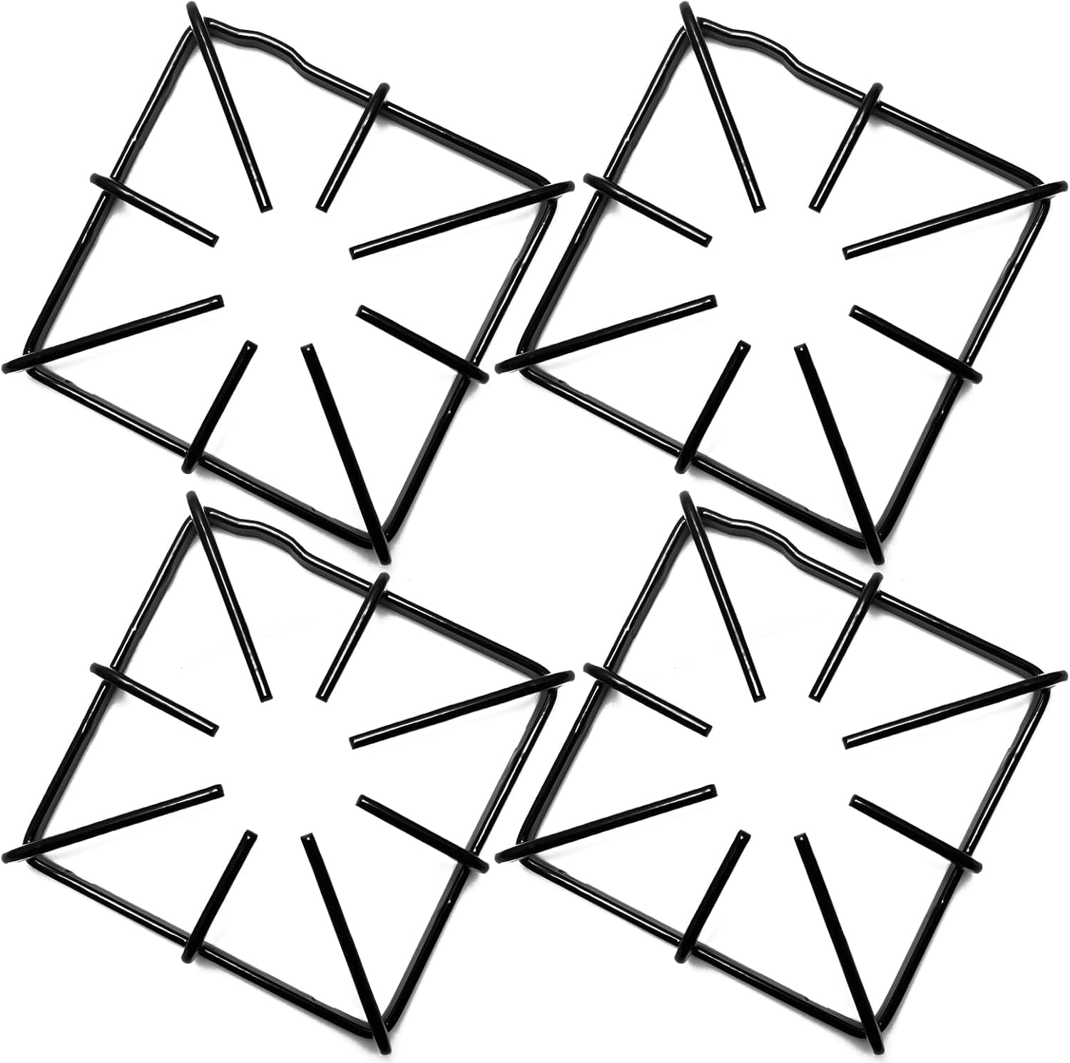 4 Burner Grate, Stove Grates Replacement Parts for GE Appliances Gas Range Oven Stove Top Surface Grate Kenmore Hotpoint Range Stove Grate WB31K10016, 8.75’’ x 8.75’’