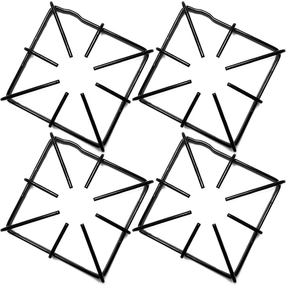4 Burner Grate, Stove Grates Replacement Parts for GE Appliances Gas Range Oven Stove Top Surface Grate Kenmore Hotpoint Range Stove Grate WB31K10016, 8.75 x 8.75