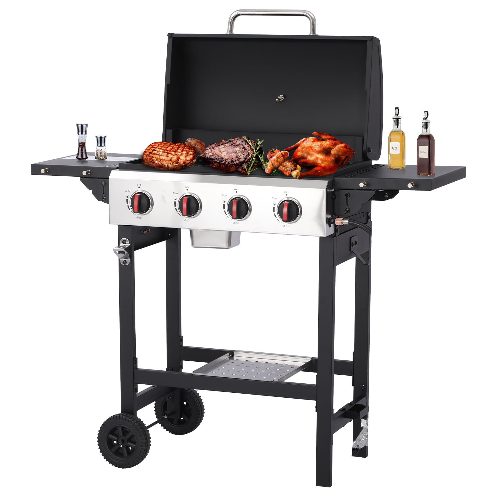 Barbeque Grill Balcony Gas Grill Burner Propane Gas Grill, 42,000