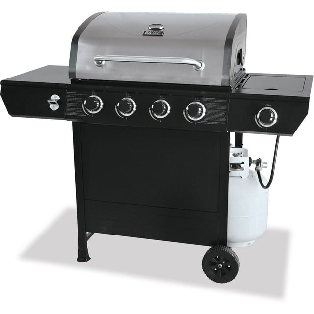 4 Burner Ss Gas Grill With Side