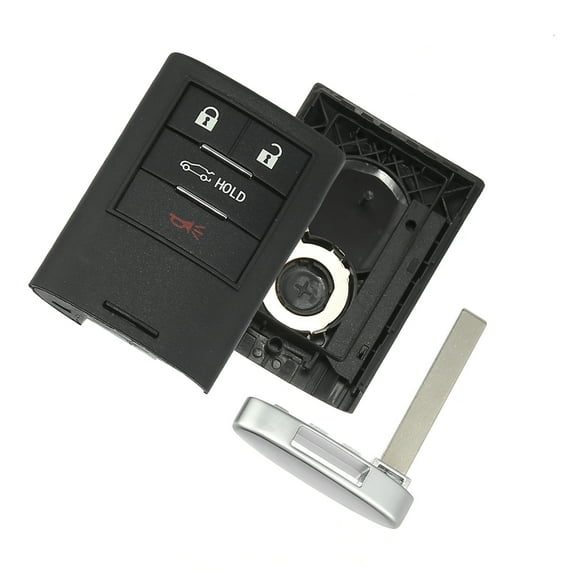 4 Button Key Fob Case Keyless Entry Remote Key Shell Cover for Cadillac XTS ATS 2013-2015 NBG009768T with Blade No Chip
