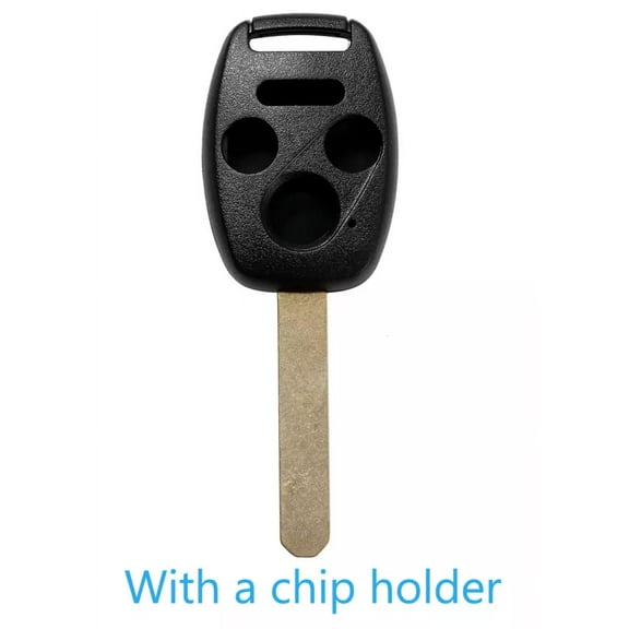 4 Button Remote Key Shell Case W Chip Holder For 2006 - 2013 Honda Civic