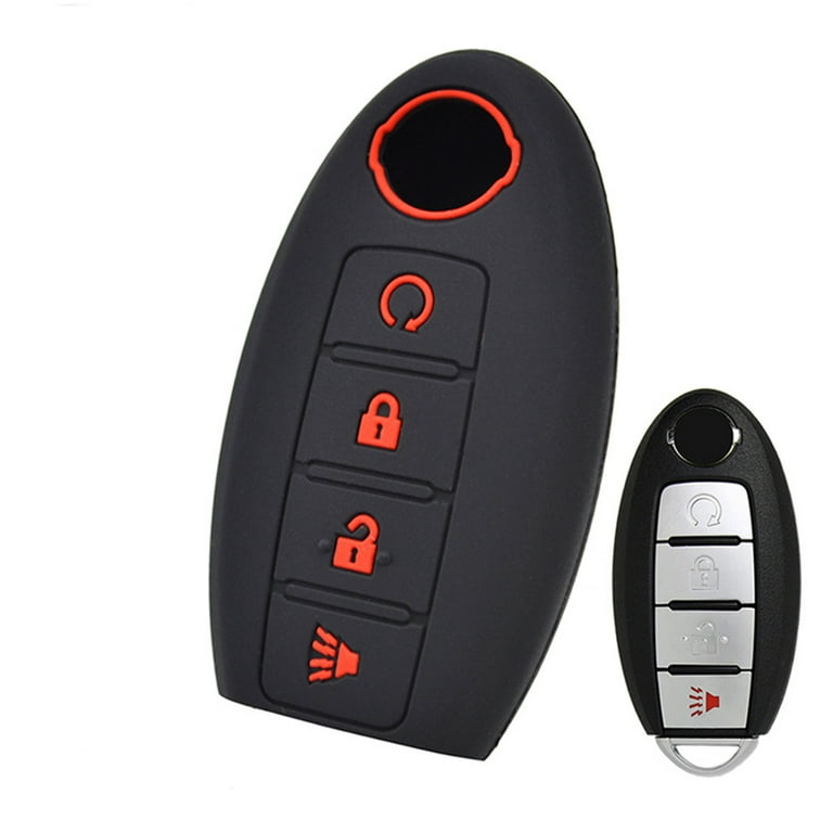 Silicone Car Key Cover Case Fob Rubber for Nissan Altima Maxima Car  Accessories 4 Button Remote Key - China Silicone Car Key Fob Cover,  Silicone Car Key Case