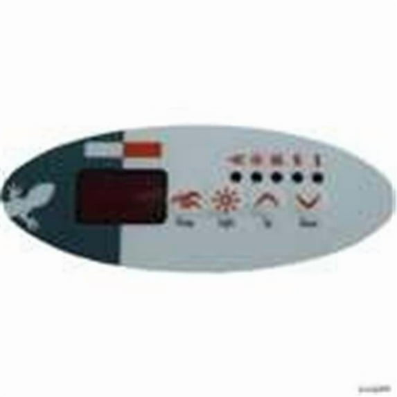 4 - Button Spa Control Panel Overlay