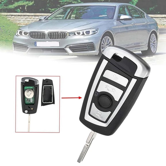 4 Buttons 433MHZ Modified Floding Remote Key Without 7935AA ID44 Chip for - E38 E39 E46 Control Keyless PCF7935AA