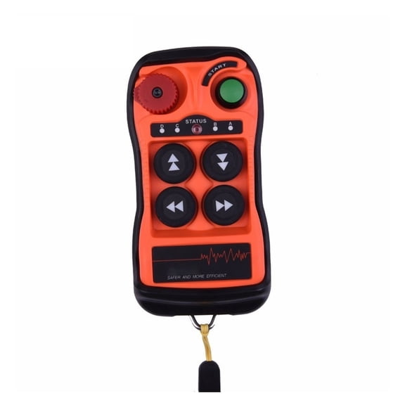 4 Buttons Double Speed Industrial Wireless Radio Crane Remote Control Switches Winches Hoist Track Crane Controller ,Easy to Operate
