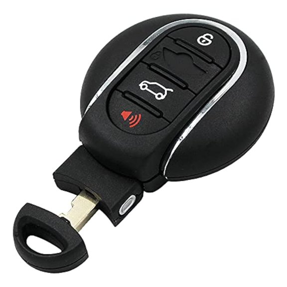 4 Buttons Smart Remote Car Key Shell Cover Fob case for BMW mini Cooper F54 F55 F56 F60 2015 2016 2017 2018 with Emergency Key Blade