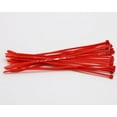 thumbnail image 1 of 4" CABLE TIES - Red (100), 1 of 1