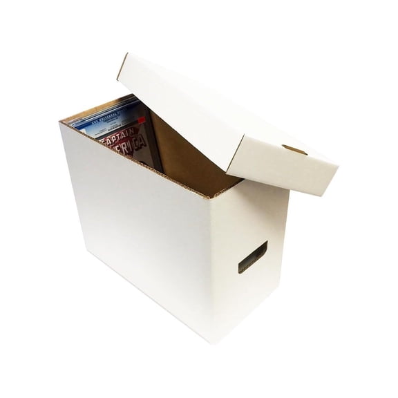 (4) CGC Graded Comic Storage Boxes - Holds 35-40 Graded Comic Books - WHITE by Max Pro