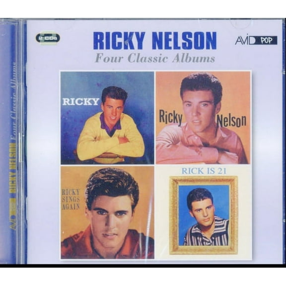 4 CLASSIC ALBUMS: RICKY / RICKY NELSON / RICKY SINGS AGAIN / RICK IS 21