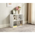 thumbnail image 1 of Mainstays 4 Cube Storage Organizer, White, 1 of 7