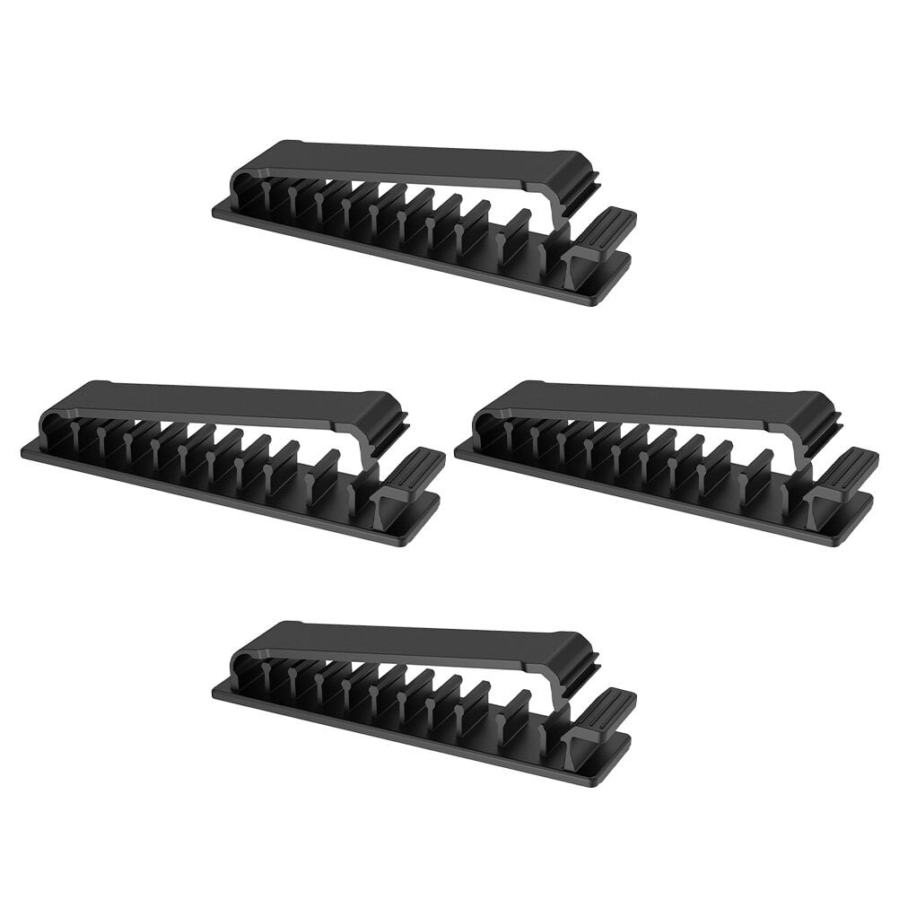 4 Cable Clip Retainers Adhesive Cord Organizer Desktop Cord Holder