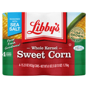 (4 Cans) Libby's Whole Kernel Sweet Corn, 15 oz
