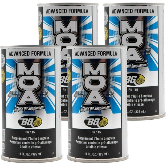 4 Cans of BG Motor Oil Additive MOA