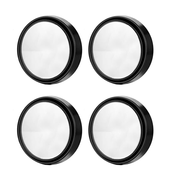 4 Car Side View Convex Mirror 2" Wide Rear Blind Spot Stick On Anti Glare Safety