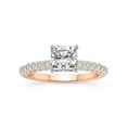 thumbnail image 1 of 4 Carat IGI Certified Cushion Shape Lab Grown Diamond Engagement Ring | 14K Rose Gold |Atria Secret Double Halo Diamond Ring | FG-VS1-VS2 Quality Friendly Diamonds, 1 of 4