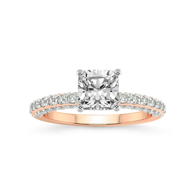 4 Carat IGI Certified Cushion Shape Lab Grown Diamond Engagement Ring ...