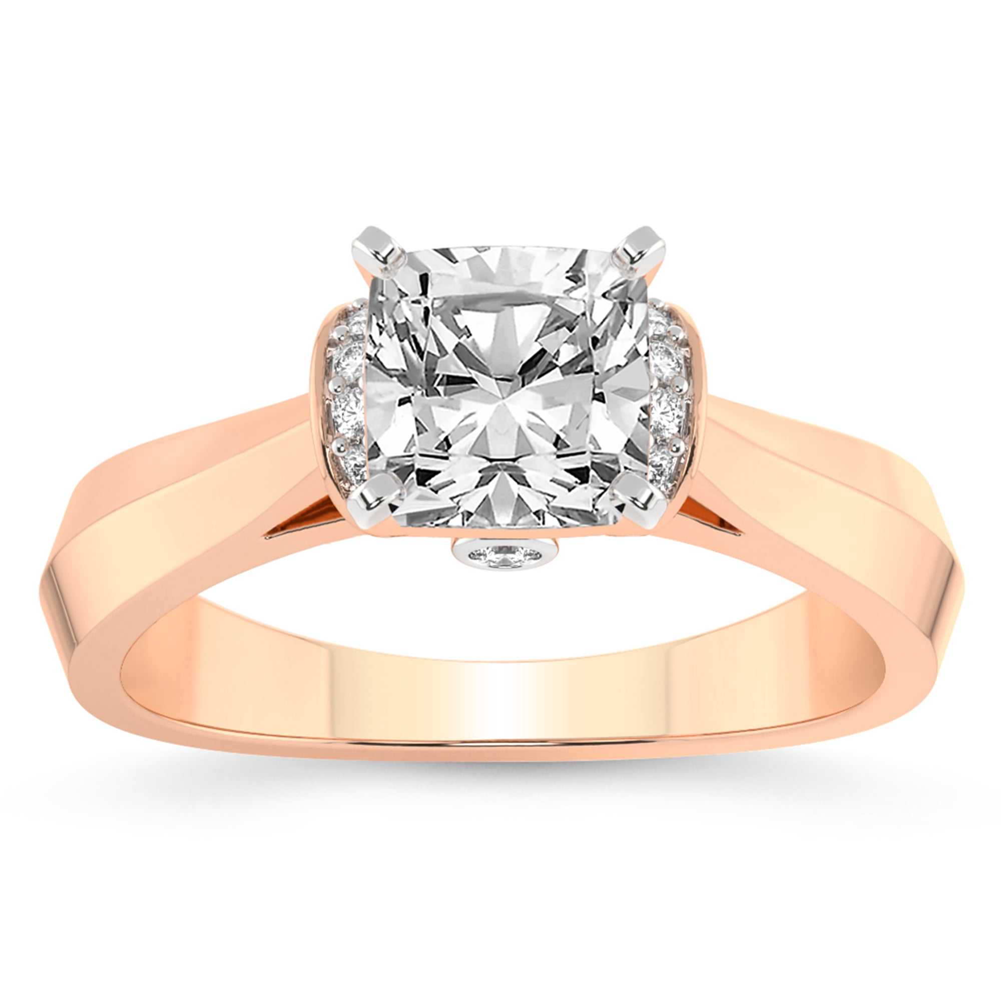 IGI Certified 4 Carat Cushion Shape Lab Grown Diamond Engagement Ring — free download