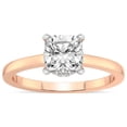 thumbnail image 1 of 4 Carat IGI Certified Cushion Shape Lab Grown Diamond Engagement Ring | 14K Rose Gold |Mystic Secret Halo Diamond Ring | FG-VS1-VS2 Quality Friendly Diamonds, 1 of 4