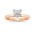 thumbnail image 1 of 4 Carat IGI Certified Heart Shape Lab Grown Diamond Engagement Ring | 14K Rose Gold |Teagan Solitaire Diamond Ring | FG-VS1-VS2 Quality Friendly Diamonds, 1 of 4
