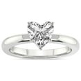 thumbnail image 1 of IGI Certified 4 Carat Heart Shape Lab Grown Diamond Engagement Ring | 14K White Gold |Quinn Solitaire Diamond Ring | FG-VS Quality Friendly Diamonds, 1 of 6