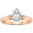 thumbnail image 1 of 4 Carat IGI Certified Pear Shape Lab Grown Diamond Engagement Ring | 14K Rose Gold | Arielle Solitaire Diamond Ring | FG-VS1-VS2 Quality Friendly Diamonds, 1 of 4